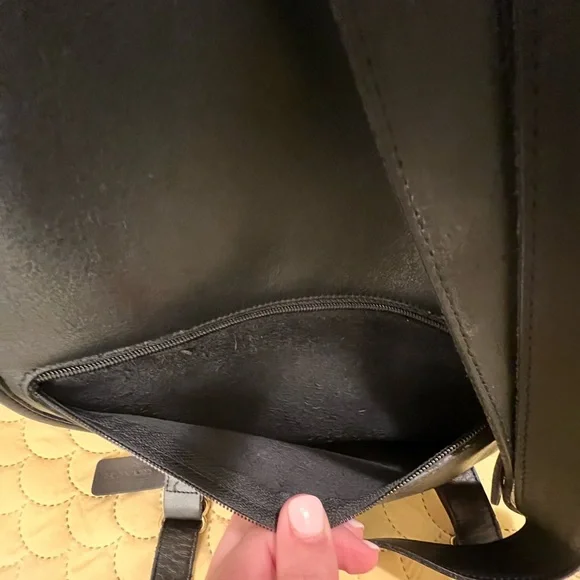 Coach Black Leather Backpack - Picture 10 of 14